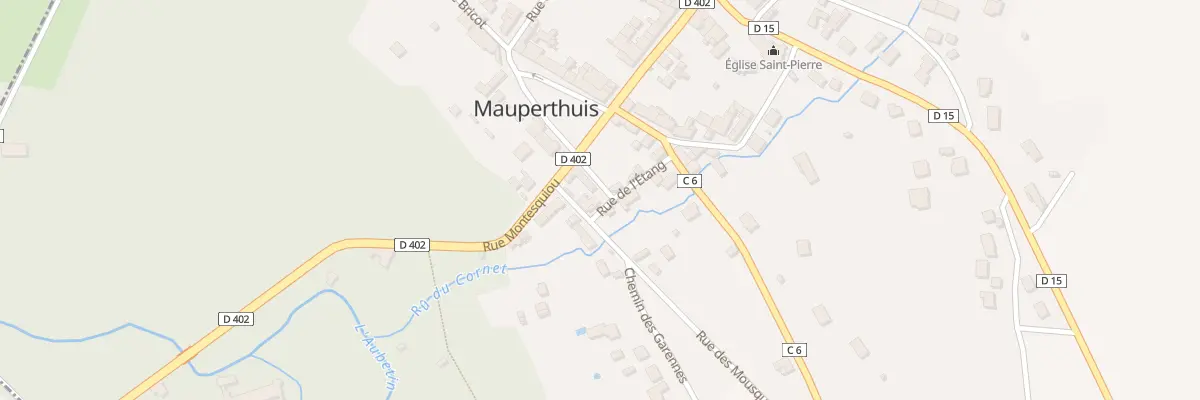 Plan du 1 Rue des Mousquetaires à Mauperthuis