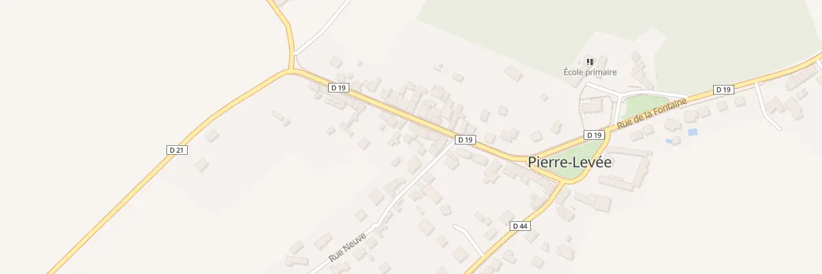 Plan du 15 Gr Grande Rue à Pierre-Levée