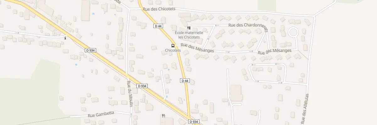 Plan du 130 Rue de Giremoutiers à Mouroux