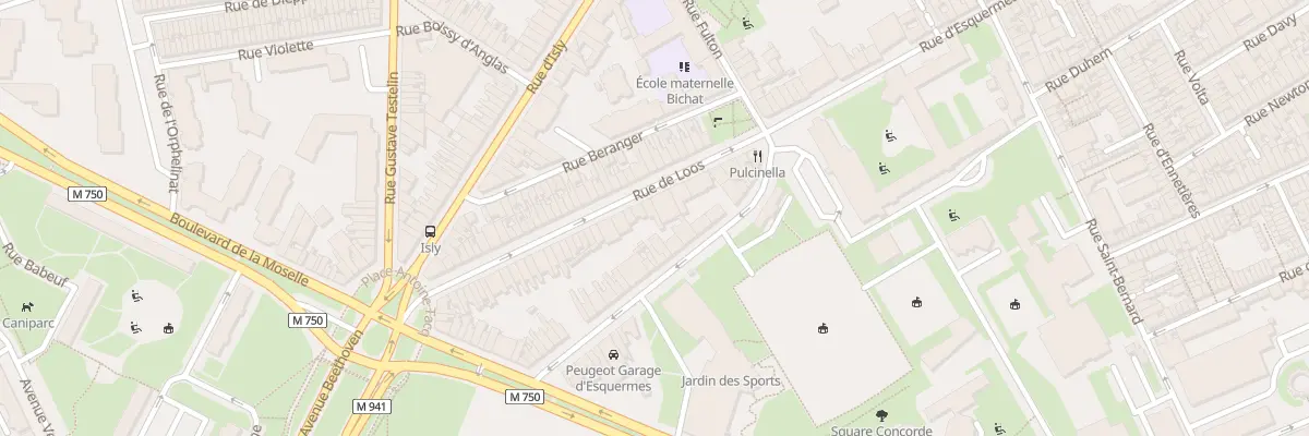 Plan du 21 Rue de Loos à Lille