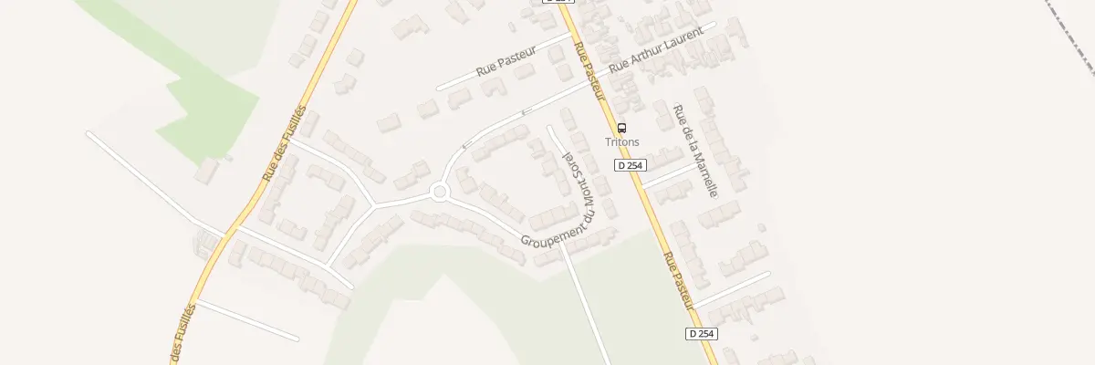 Plan du 17 Vc Groupement du Montsorel à Wahagnies