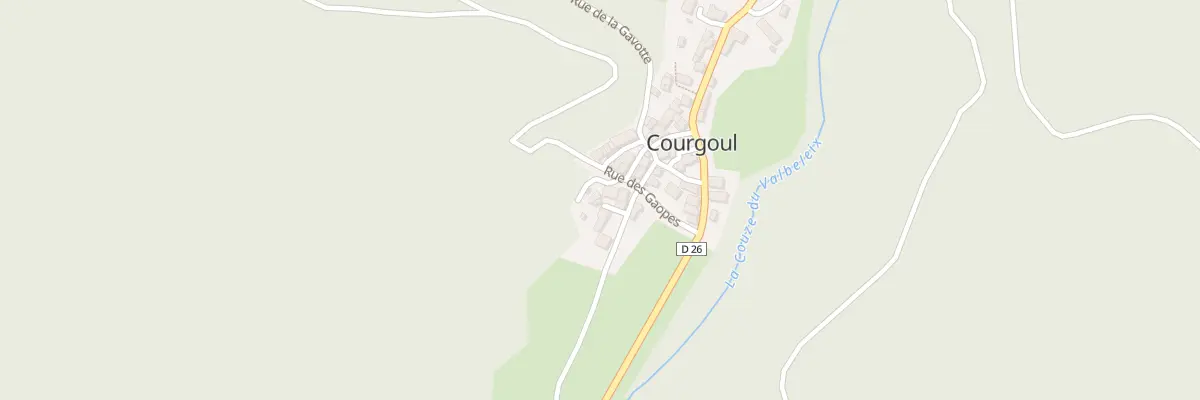 Plan du 5070 Courgoul à Courgoul
