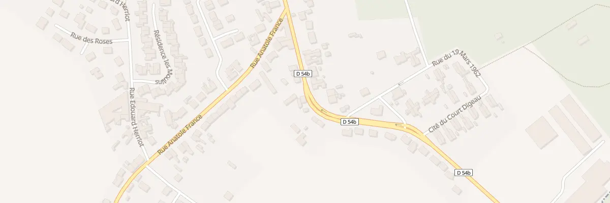 Plan du 288 Rue Emile Zola à Ostricourt