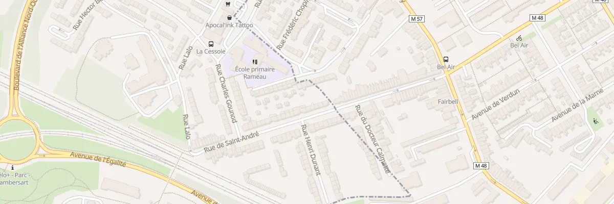 Plan du 43 Rue de Saint-André à Lambersart