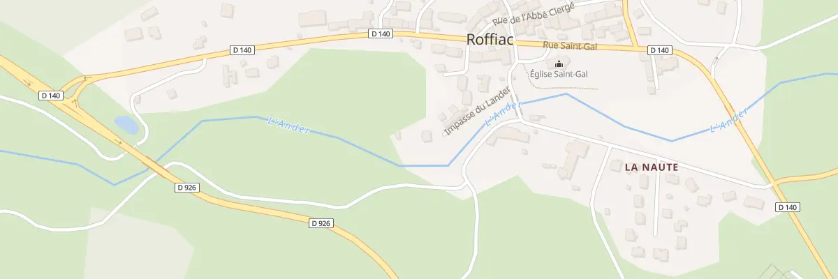 Plan du 12 Imp du Lander à Roffiac