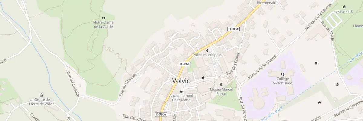 Plan du 9 Rue de la Libération à Volvic