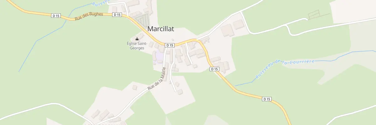 Plan du 5013 Le Bourg à Marcillat