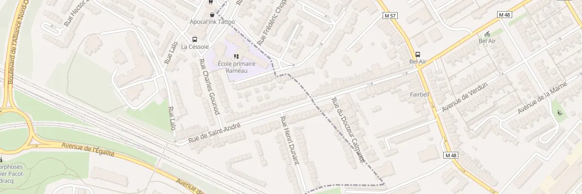 Plan du 45 Rue de Saint-André à Lambersart