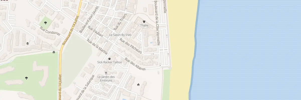 Plan du 23 Rue des Pêcheurs au Barcarès