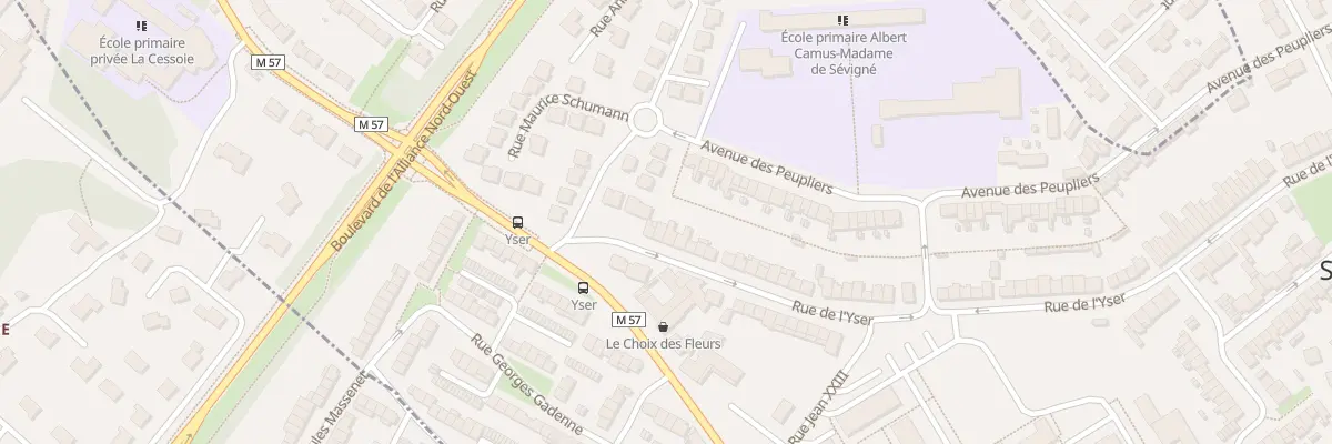 Plan du 164 Rue de l’Yser à Saint-André-lez-Lille