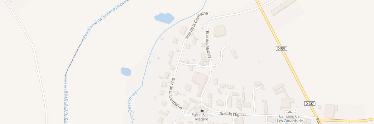 Plan du 6 Rue de la Germaine à Sancourt