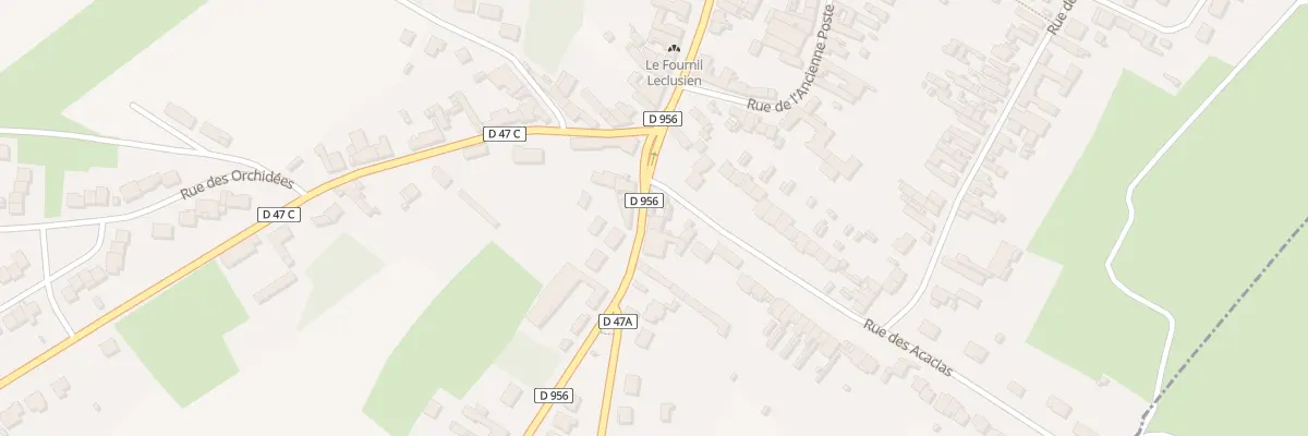 Plan du 3 Rue du Calvaire à Lécluse