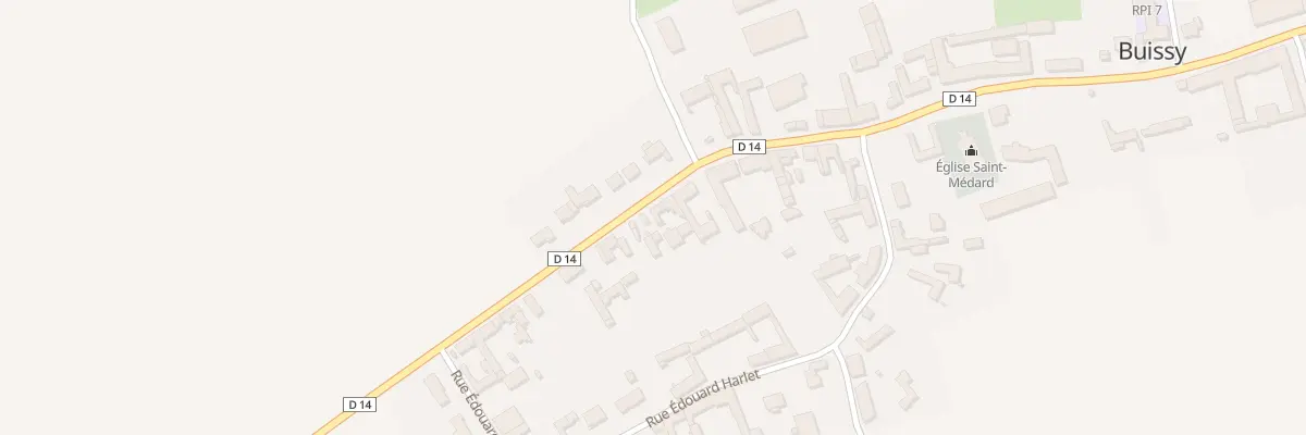 Plan du 34 Rue de Quéant à Buissy