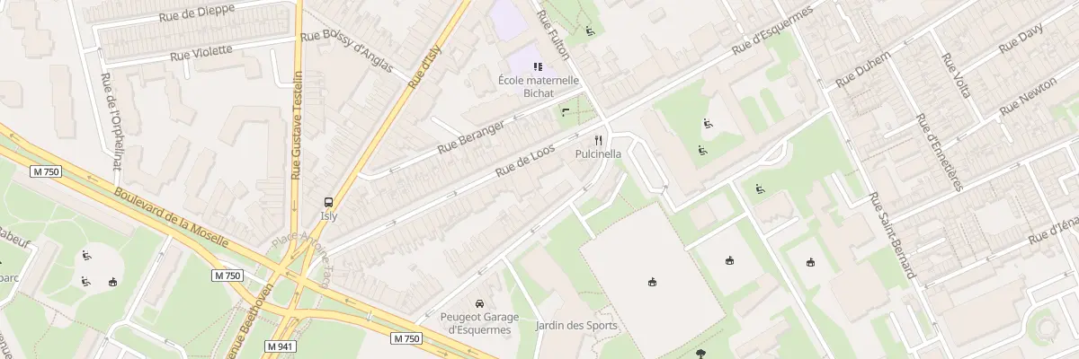 Plan du 13 Rue de Loos à Lille
