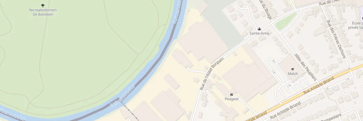 Plan du 28T Rue de l’Abbé Bonpain à Wervicq-Sud
