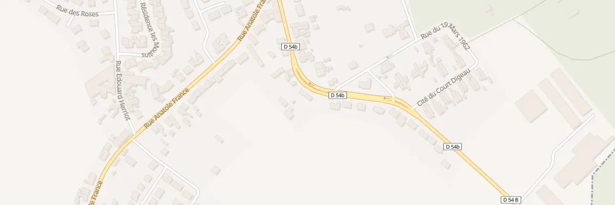 Plan du 318 Rue Emile Zola à Ostricourt