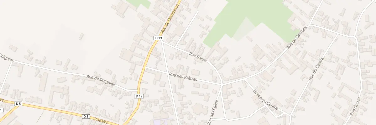 Plan du 4 Rue des Prêtres à Hermies