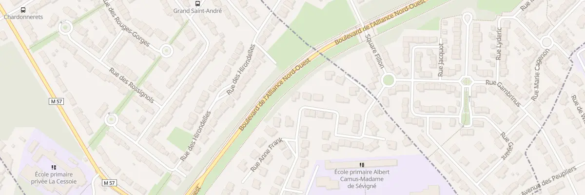 Plan du 13 Rue Suzanne Lannoy-Blin à Saint-André-lez-Lille