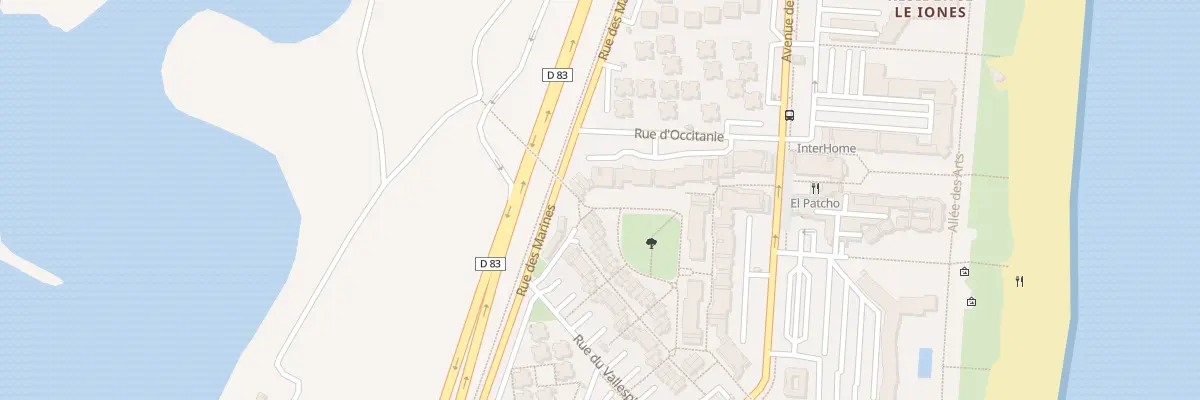 Plan du 9001 Res Le Parc de la Mer au Barcarès