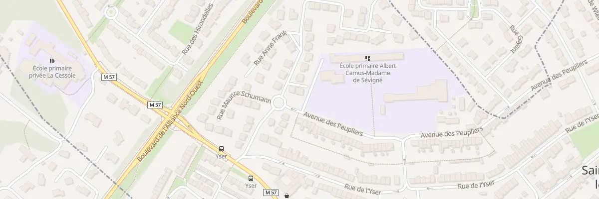 Plan du 4 Rue Suzanne Lannoy-Blin à Saint-André-lez-Lille