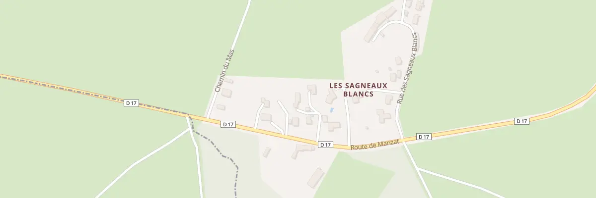 Plan du 9017 Les Sagneaux Blancs à Teilhède