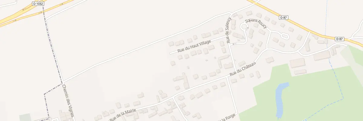 Plan du 117 Rue du Haut Village à Morlincourt