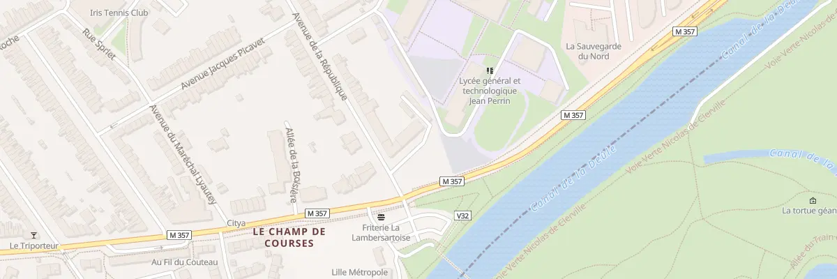 Plan du 4 Av de la République à Lambersart