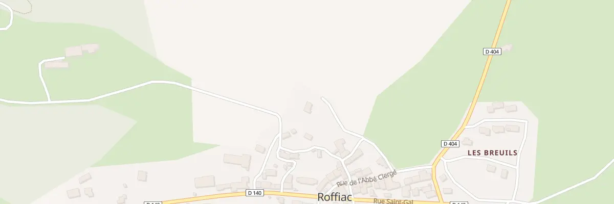 Plan du 2 Rue Lou Paris à Roffiac