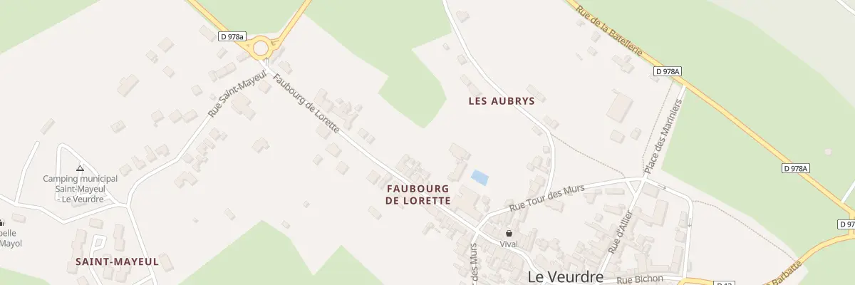 Plan du 5205 Fbg de Lorette au Veurdre