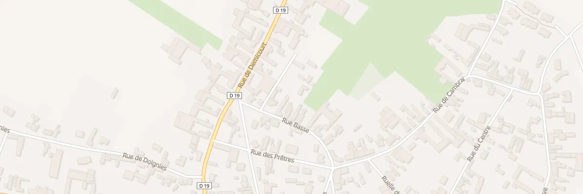 Plan du 22 Rue Basse à Hermies