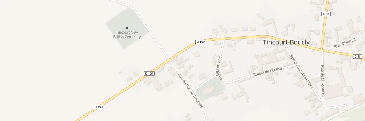 Plan du 3 Rue du Bas Tincourt à Tincourt-Boucly
