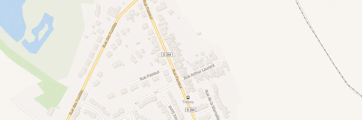 Plan du 623 Rue Pasteur à Wahagnies