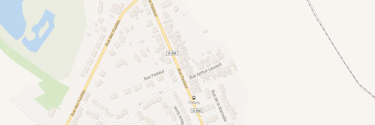 Plan du 633 Rue Pasteur à Wahagnies