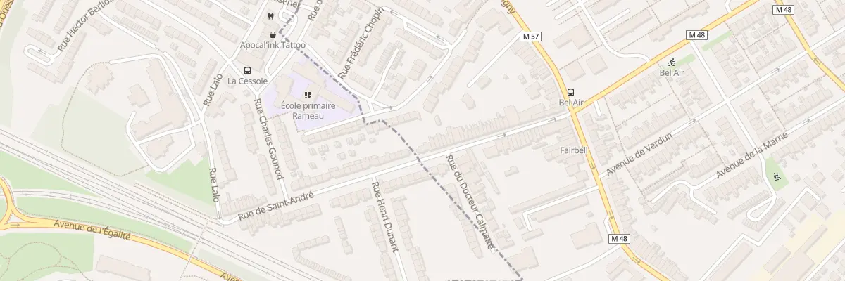 Plan du 124 Rue de Lambersart à Saint-André-lez-Lille
