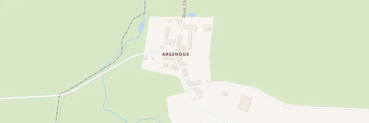 Plan du 697 Argenoux à Saint-Amand-en-Puisaye