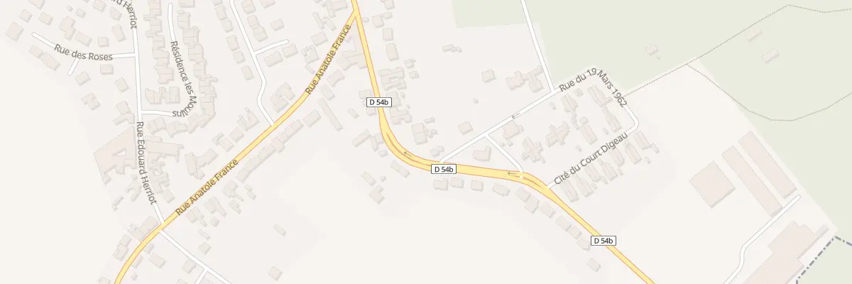 Plan du 289 Rue Emile Zola à Ostricourt