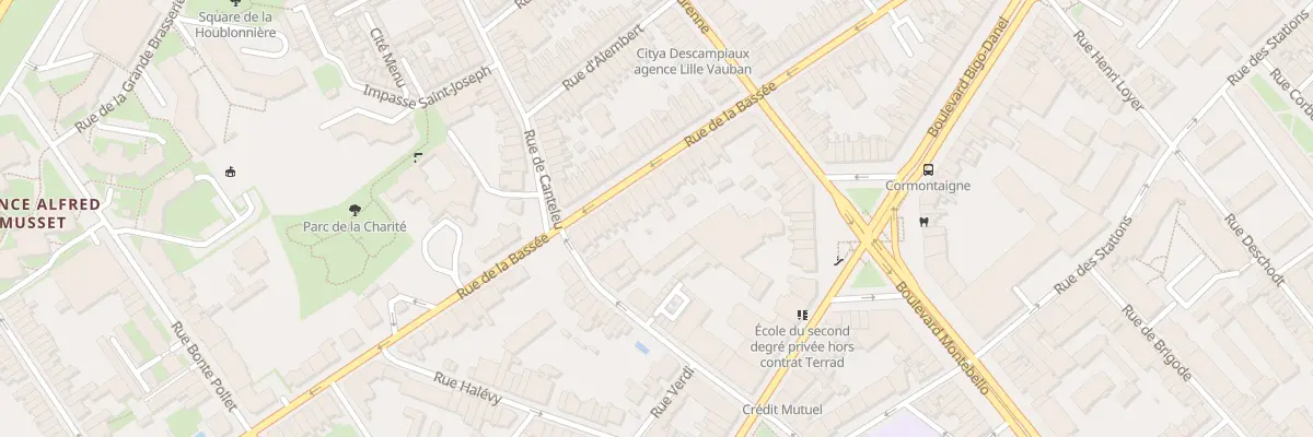Plan du 49 Rue de la Bassée à Lille