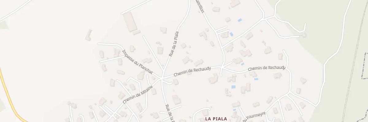 Plan du 1 Che de la Rechaudy à Chanat-la-Mouteyre