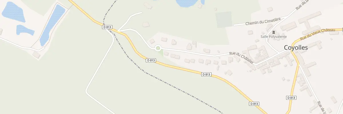 Plan du 33 Rue du Chatelet à Coyolles