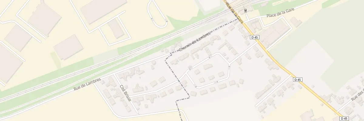 Plan du 15 Che de Lambres à Corbehem