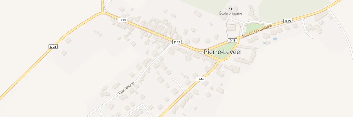 Plan du 1 Rue Neuve à Pierre-Levée