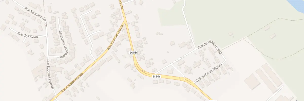 Plan du 255 Rue Emile Zola à Ostricourt