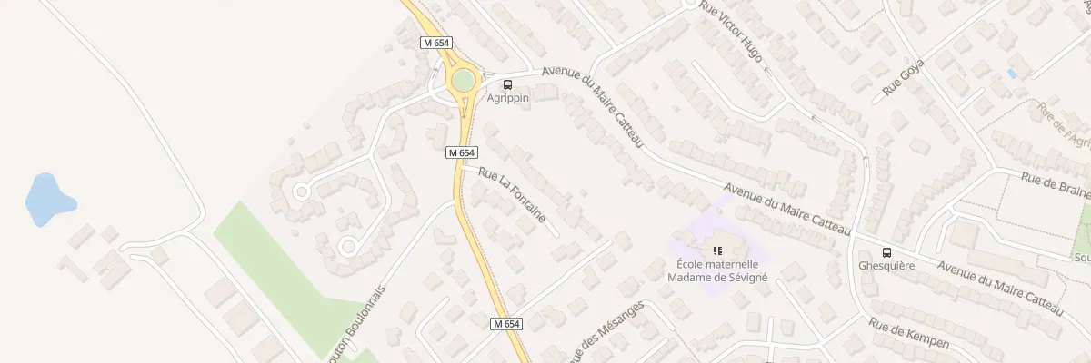 Plan du 13 Rue La Fontaine à Wambrechies