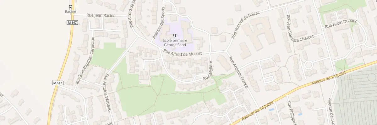 Plan du 9 Rue Alfred De Musset à Wattignies