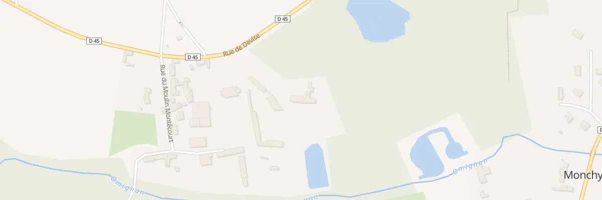 Plan du 1 Rue de Devise à Montecourt à Monchy-Lagache