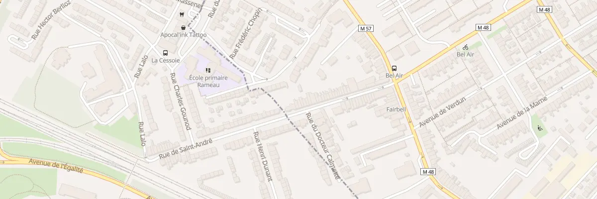 Plan du 120 Rue de Lambersart à Saint-André-lez-Lille