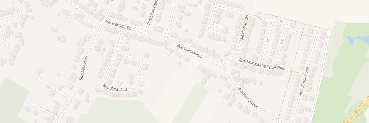 Plan du 74 Rue Jean Jaurès à Évin-Malmaison