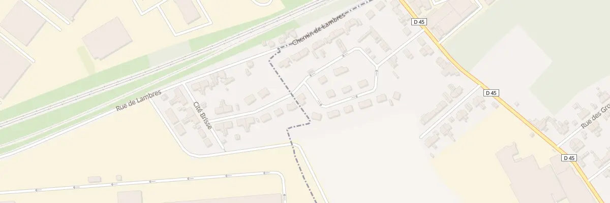 Plan du 10 Rue Ferdinand Beghin à Corbehem