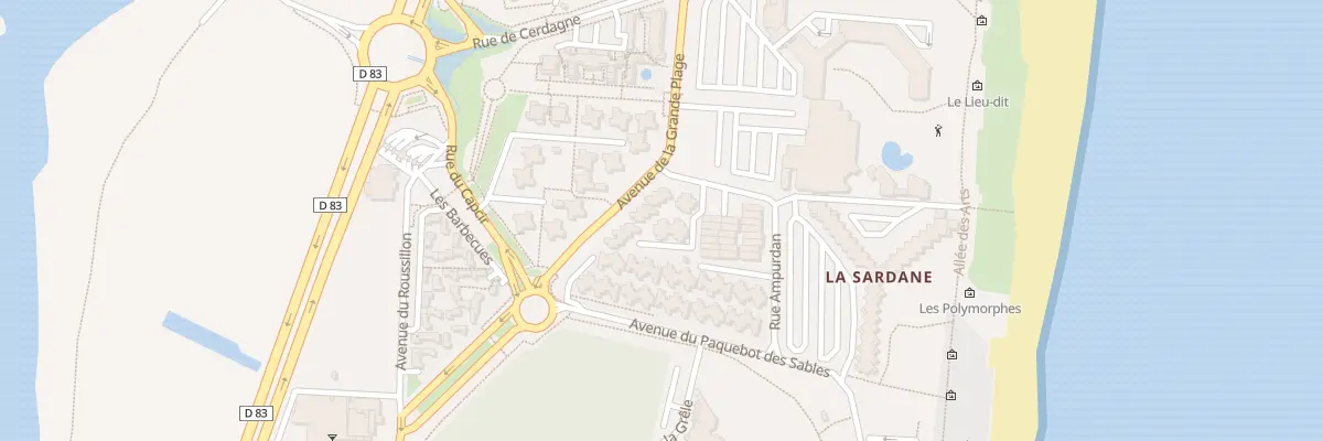 Plan du 9001 Res Les Cabestans III au Barcarès