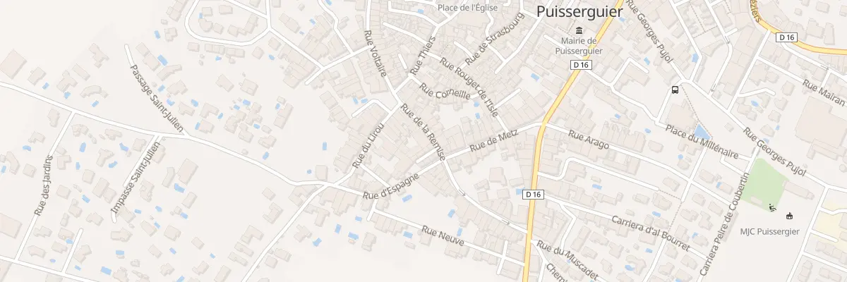 Plan du 39 Rue de la Remise à Puisserguier